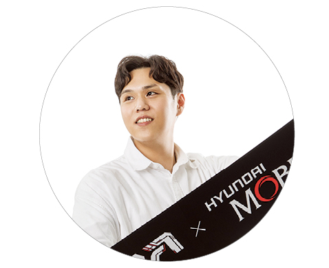 현대모비스 브랜드커뮤니케이션팀 유지택 매니저의 사진.