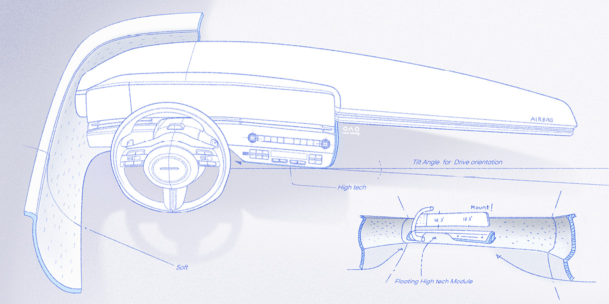 Kona Interior Design Sketch