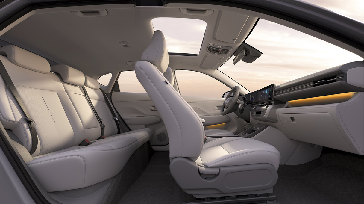 Interior space of the new Kona