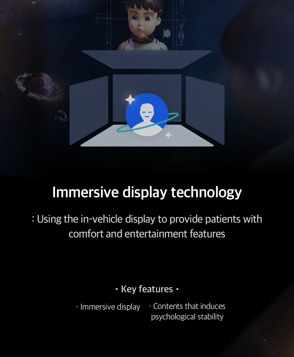 Immersive display technology features