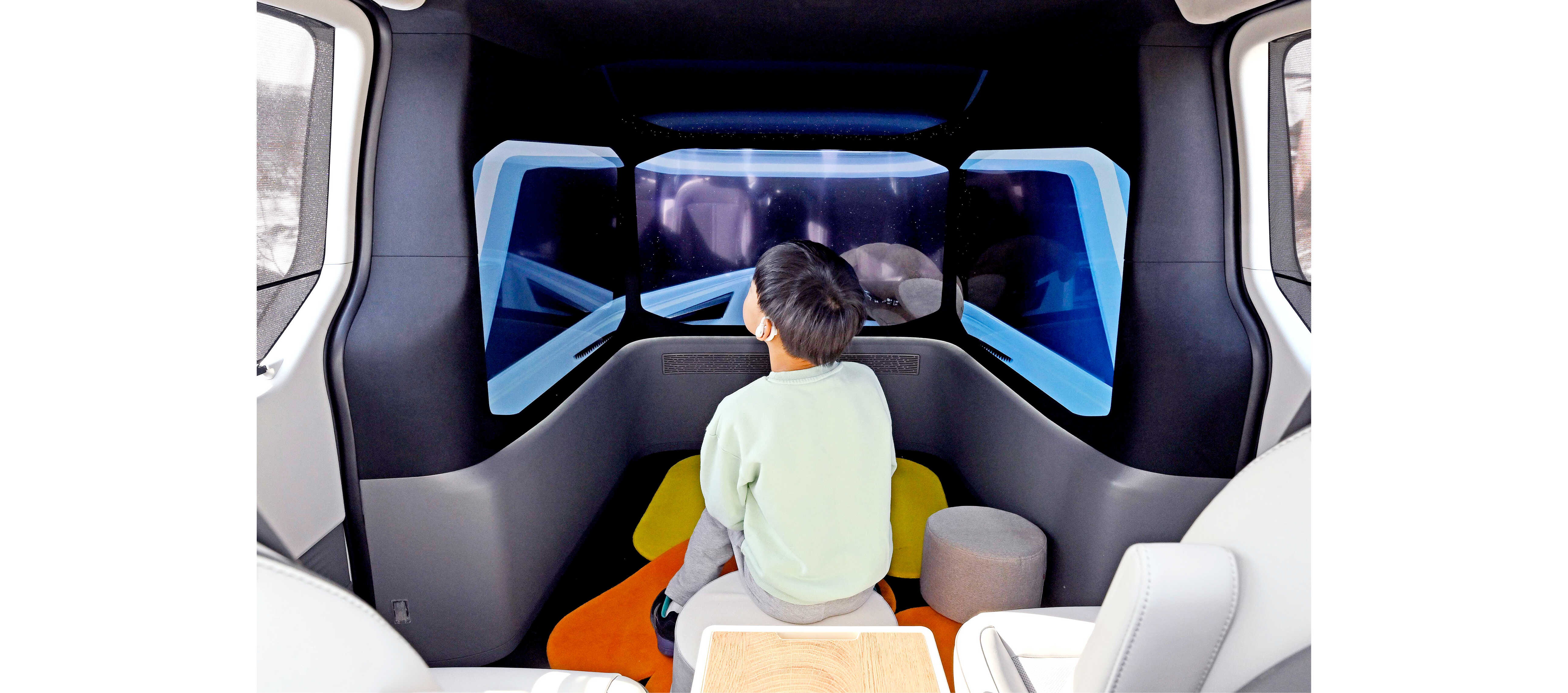 Interior space of iCAREcar
