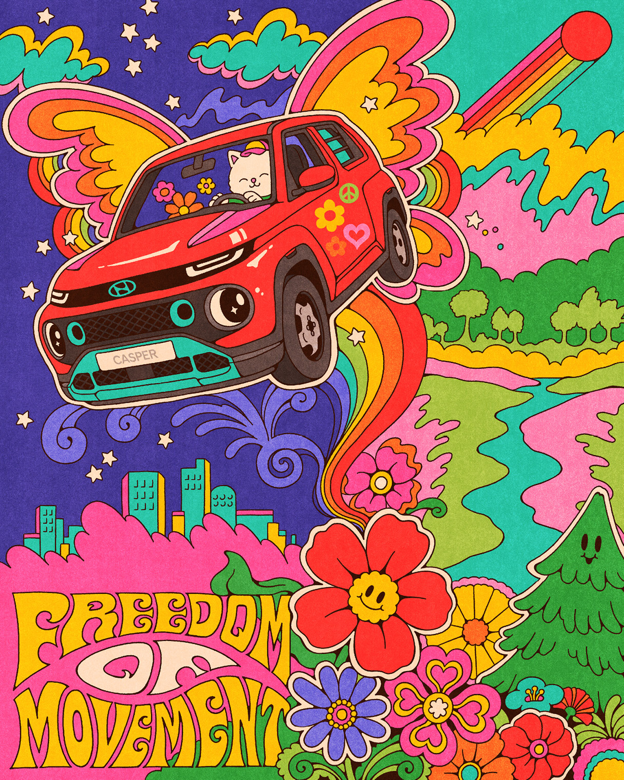 색다른 방법으로 캐스퍼를 표현한 유승서 작가의 작품