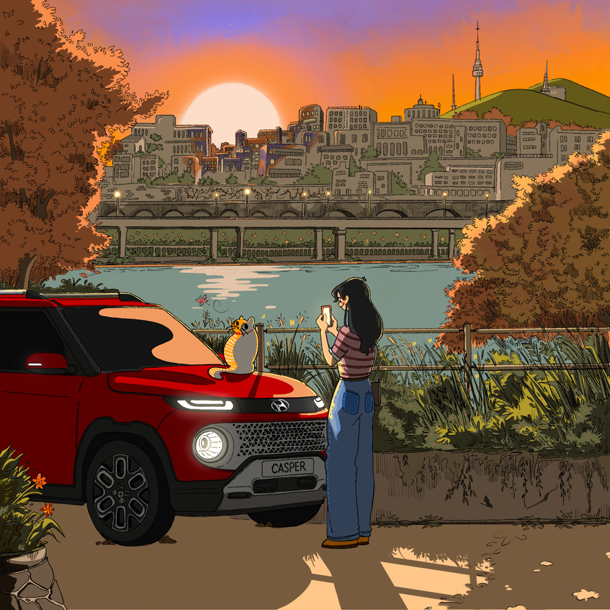 이호준 작가의 작품 ‘풍경을 물들이다’