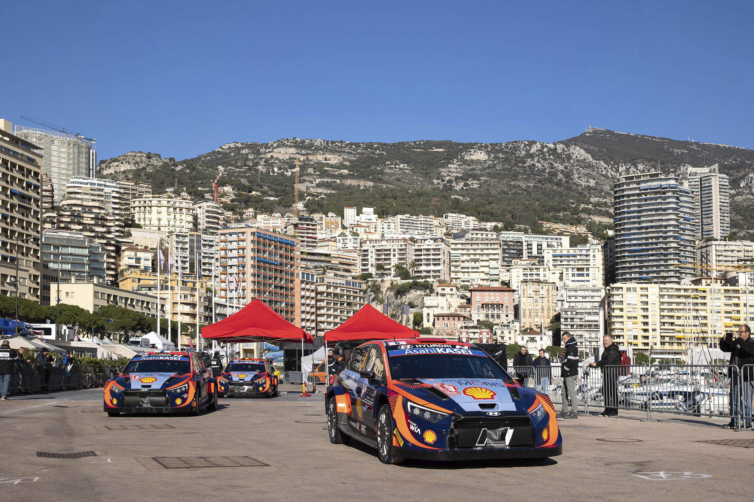 Hyundai i20 N Rally 1 at Rallye Monte-Carlo