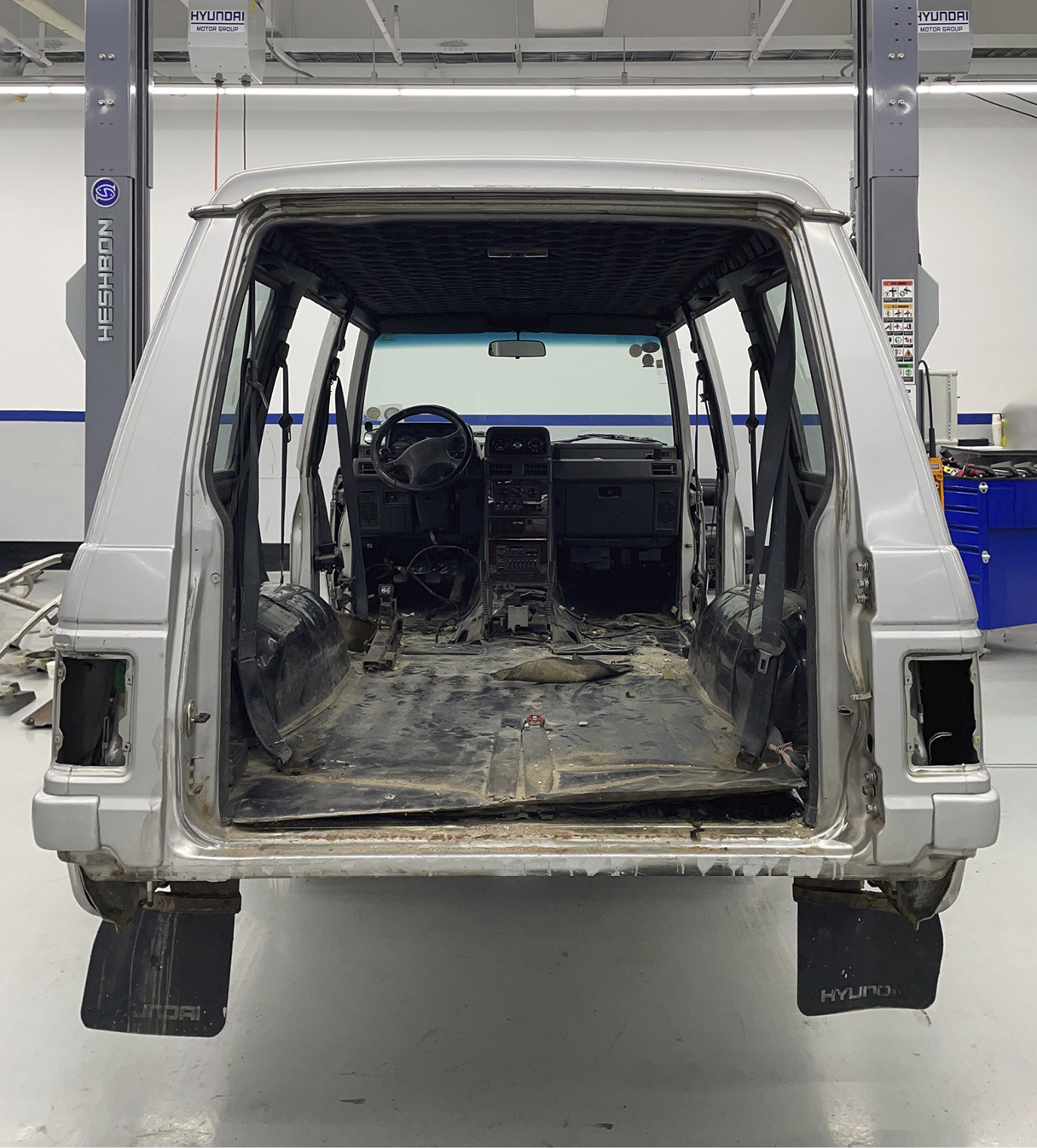 Galloper, after major parts removed