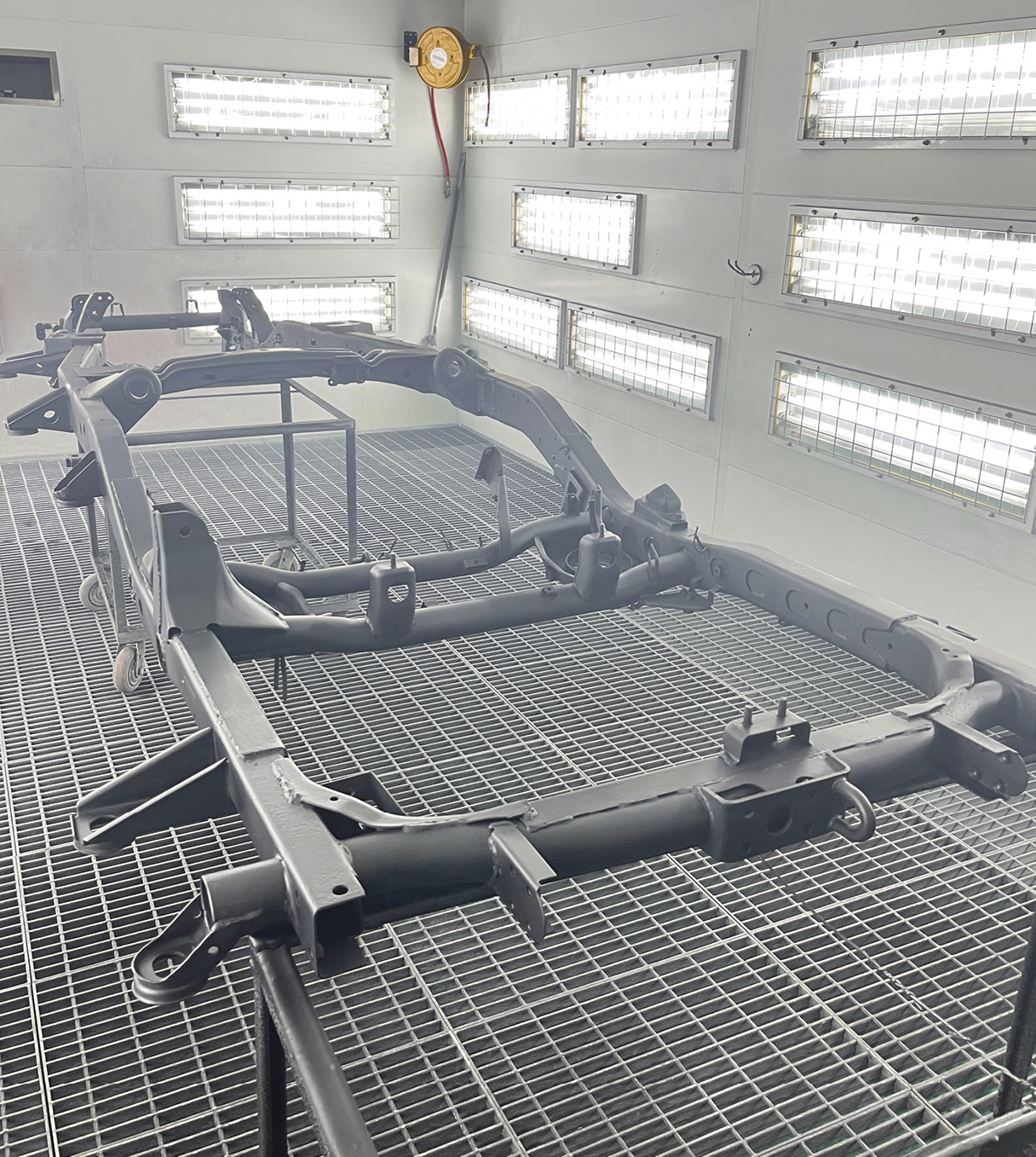 frames being painted
