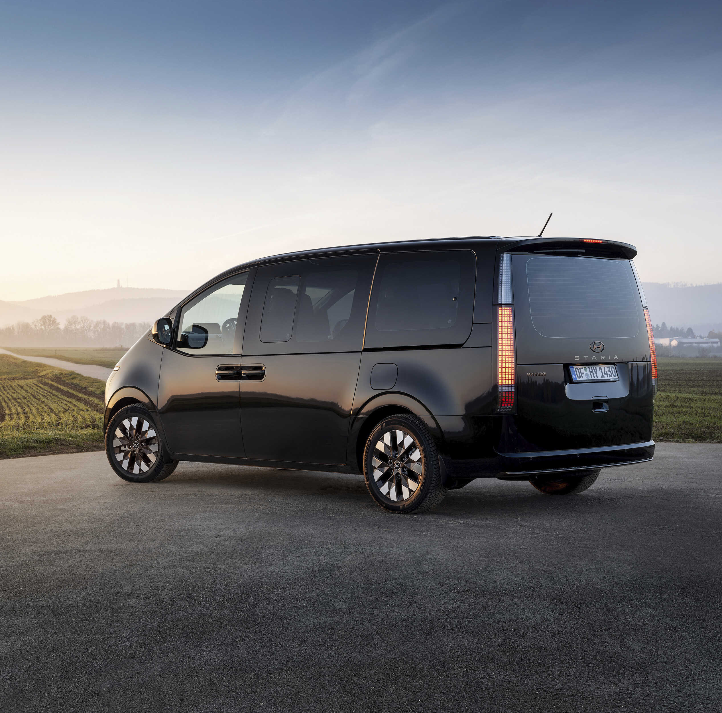 현대자동차 스타리아의 뒷모습