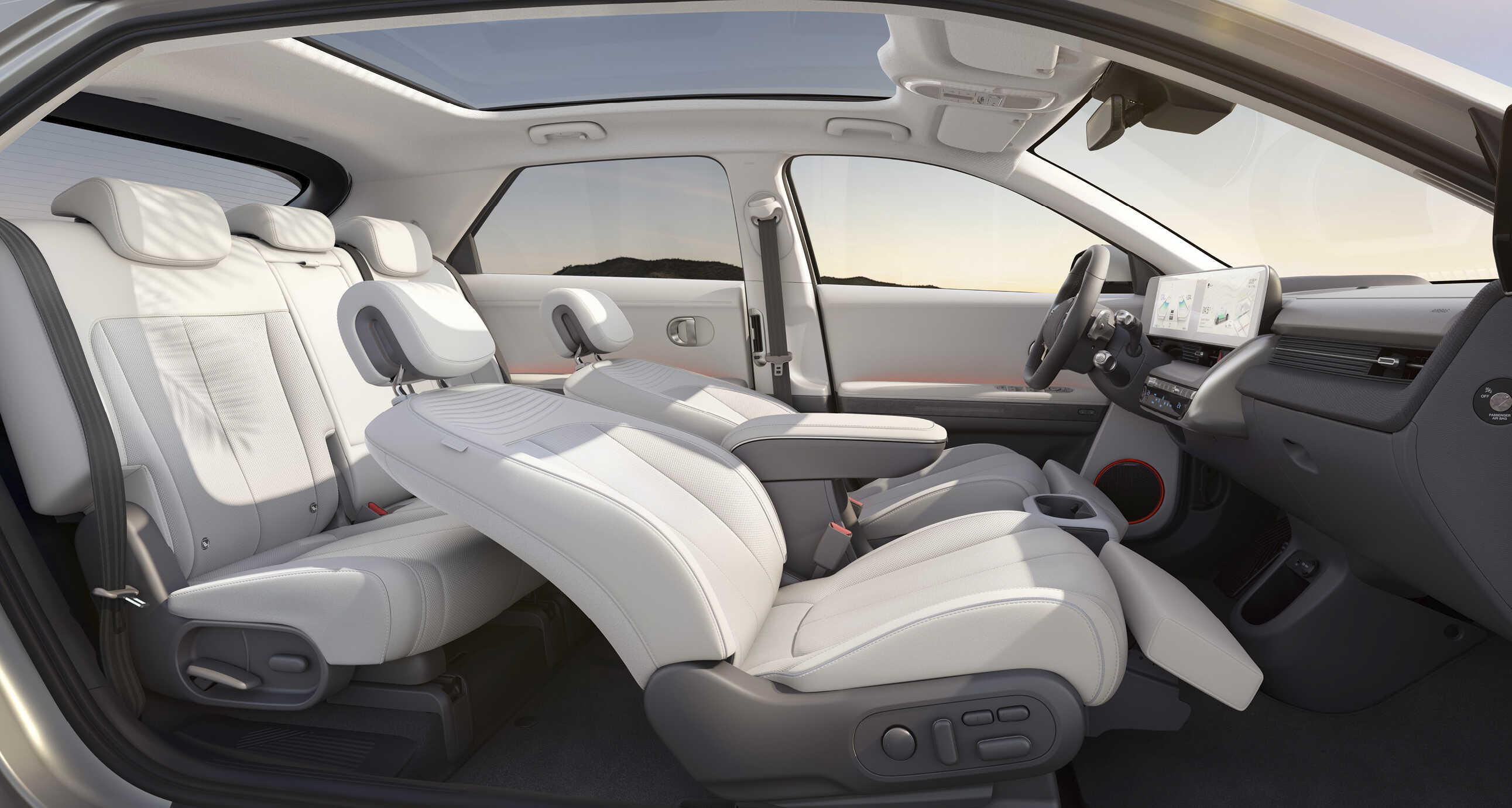 아이오닉 5의 실내 모습