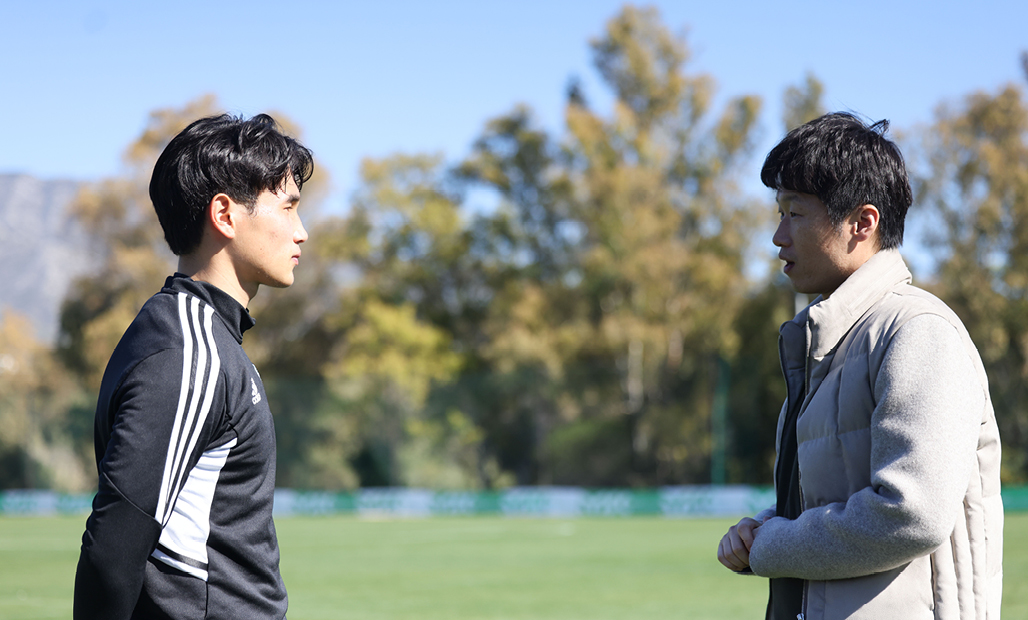 전북현대 스페인 전지훈련 현장 모습