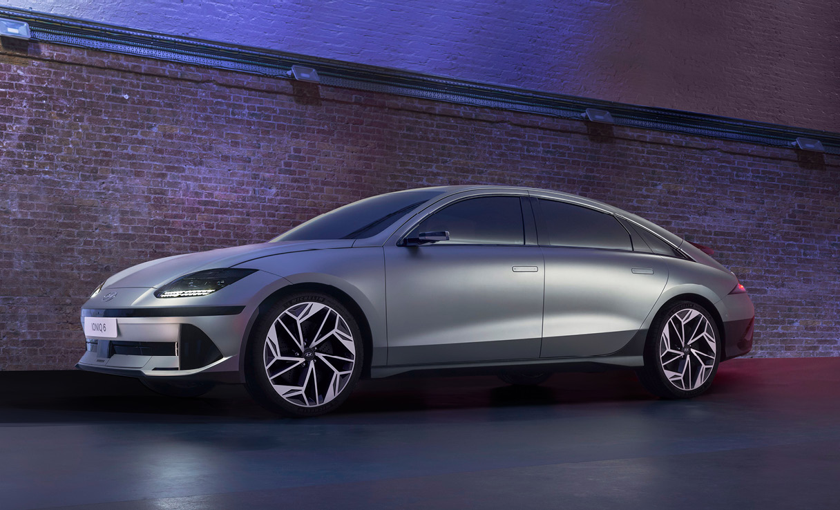 아이오닉 6 전측면