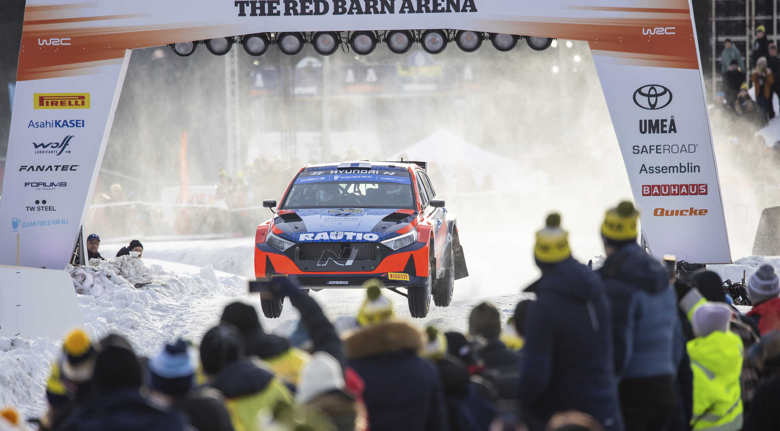 Hyundai team active in WRC2