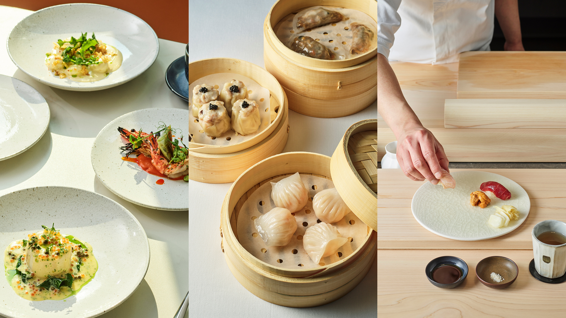 마이클 바이 해비치, 중심, 스시메르 음식 사진