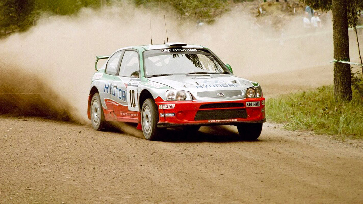 Hyundai Accent WRC used in 2000