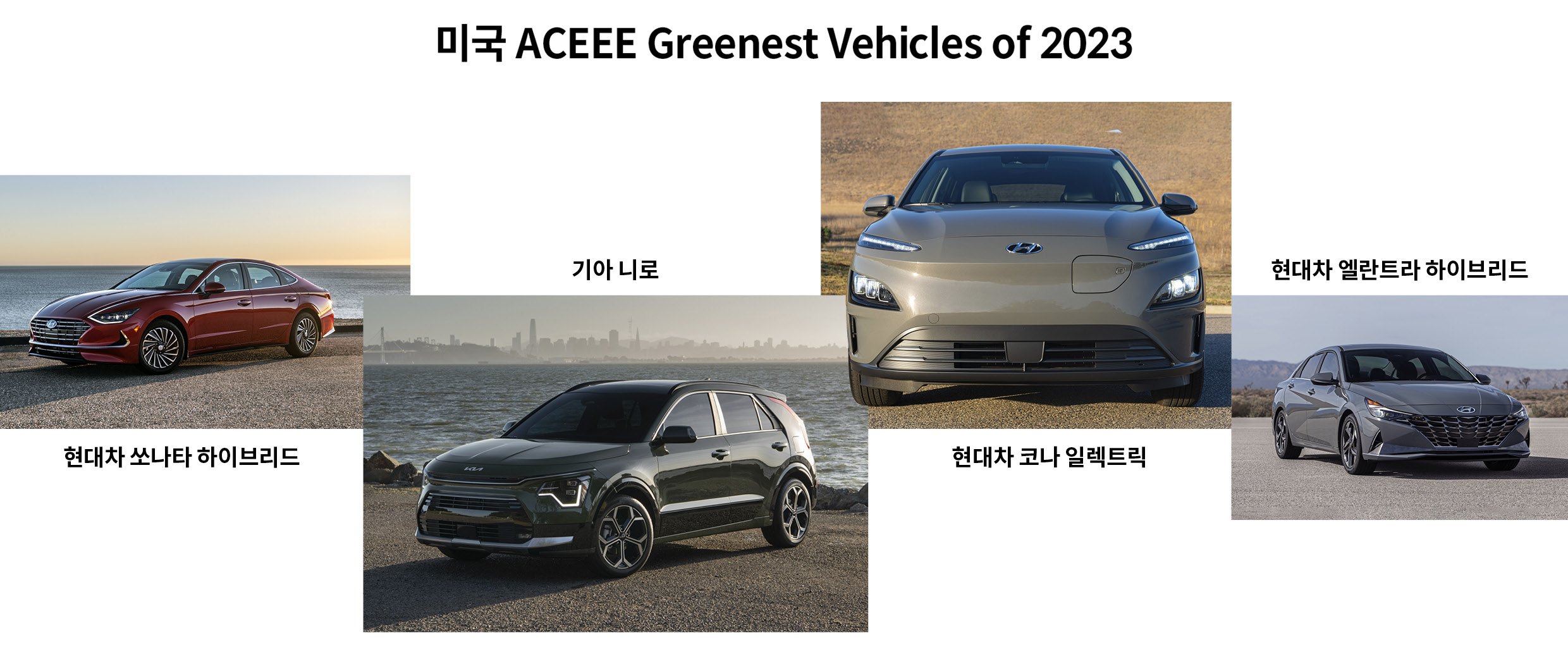 미국 ACEEE 2023 친환경차 리스트