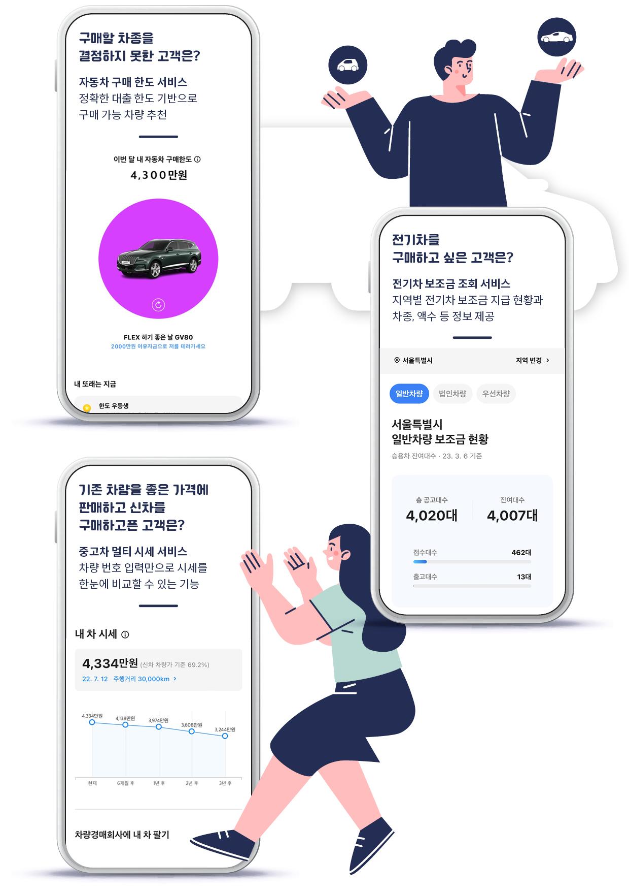 현대캐피탈 애플리케이션 모바일 화면 캡처 이미지