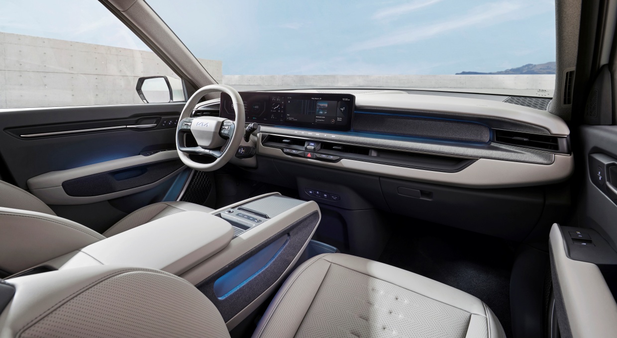 EV9의 실내