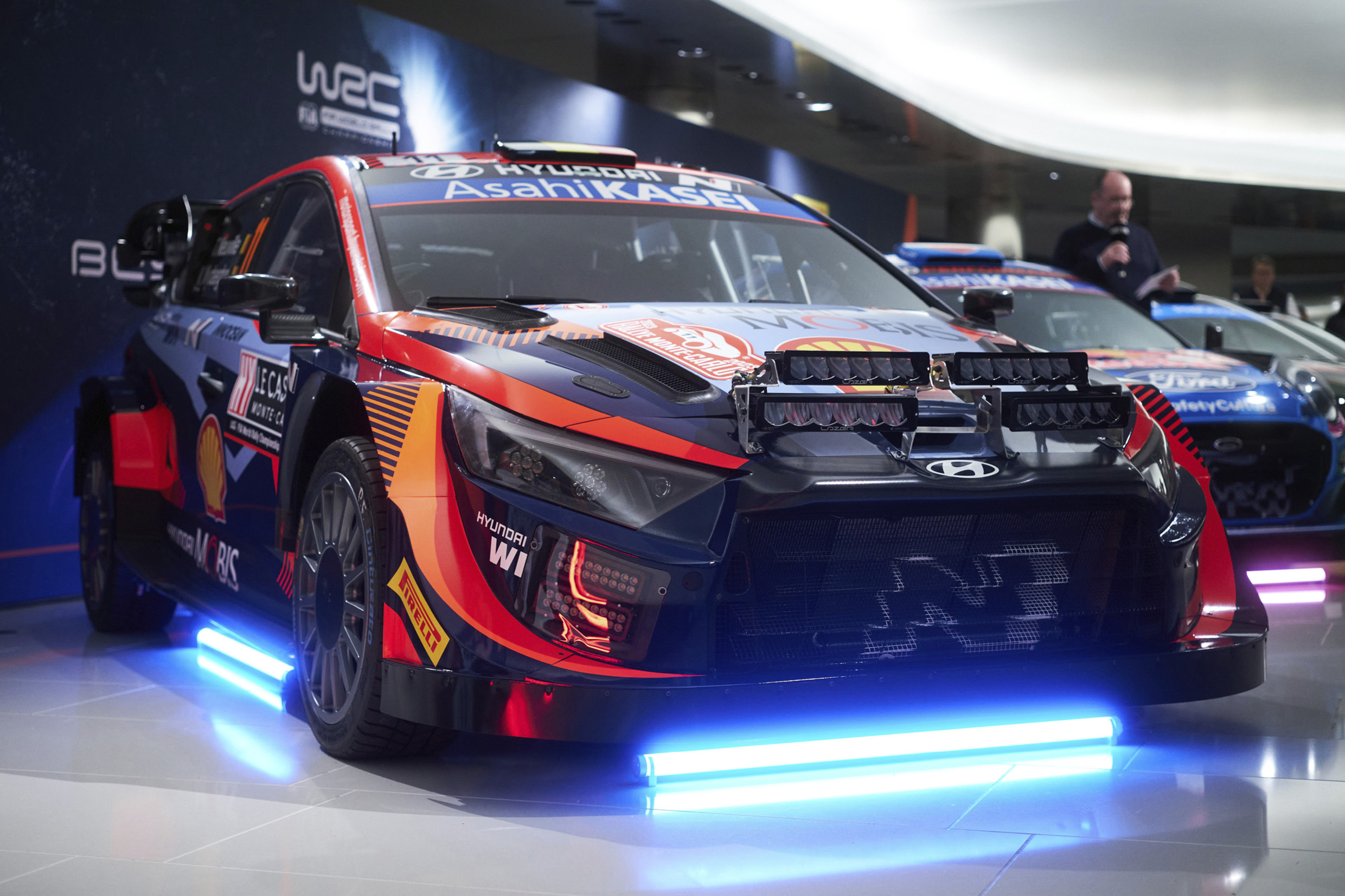 하이브리드 구동계를 장착한 새로운 현대 랠리카의 모습