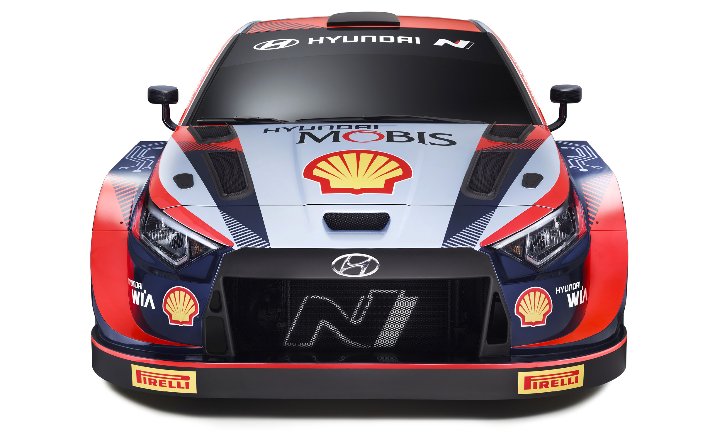 현대 랠리카의 전면 모습