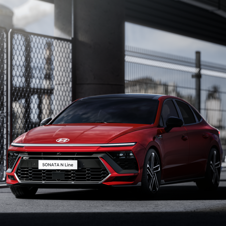 쏘나타 디 엣지 N 라인 전측면부