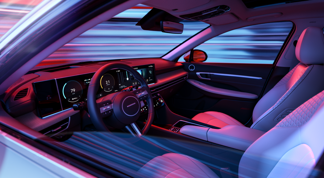 쏘나타 디 엣지의 실내