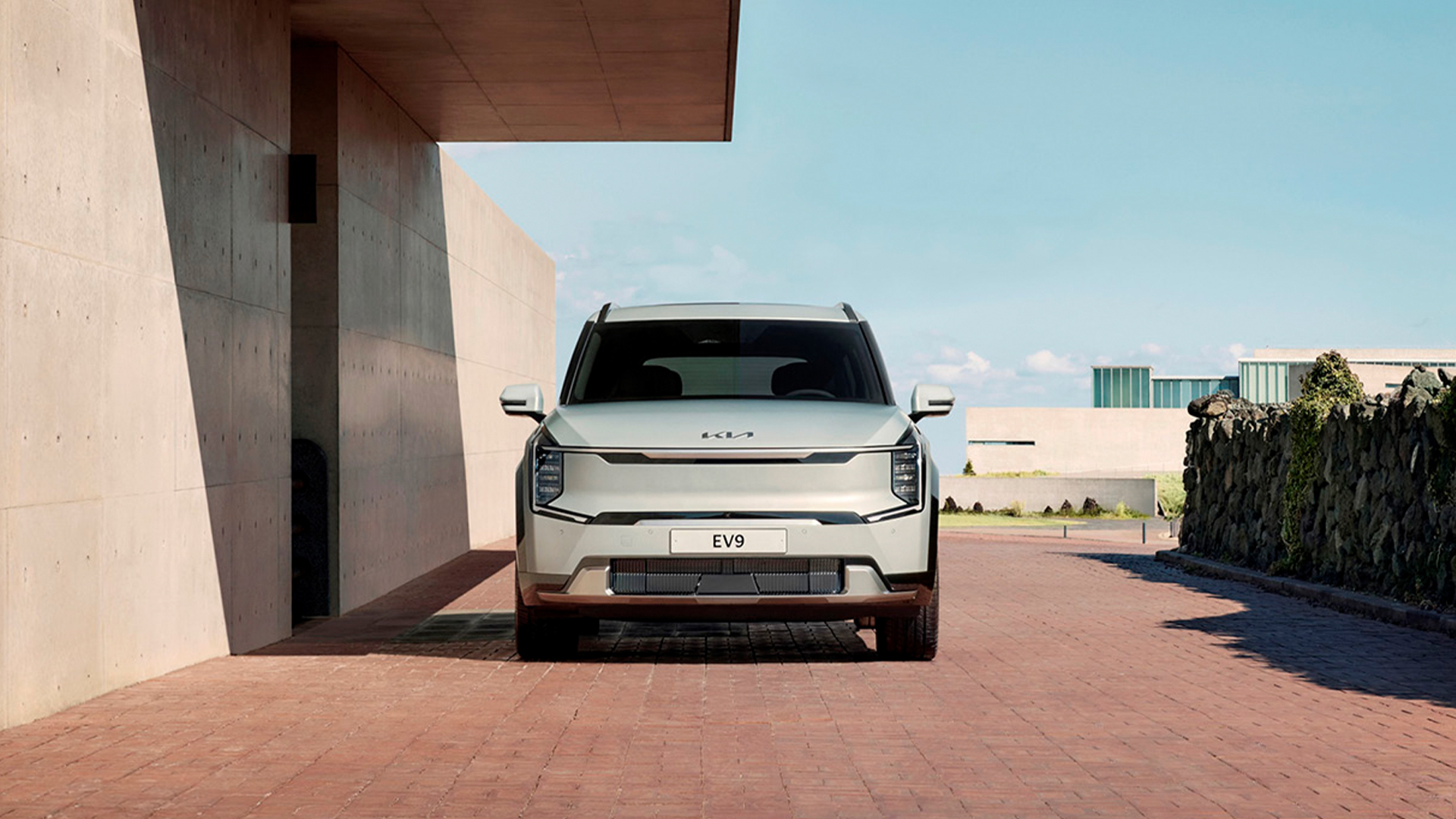 기아 EV9의 전면