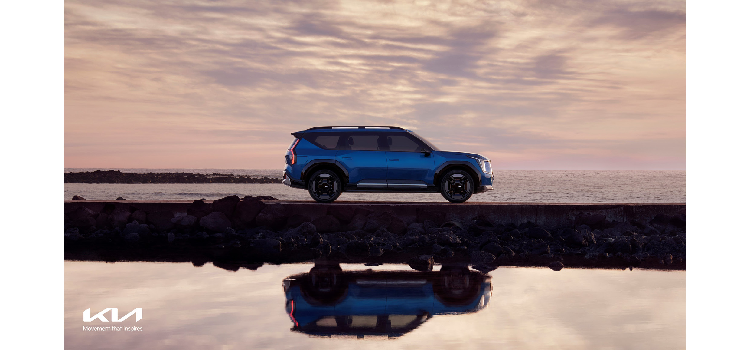 기아 EV9 옆모습