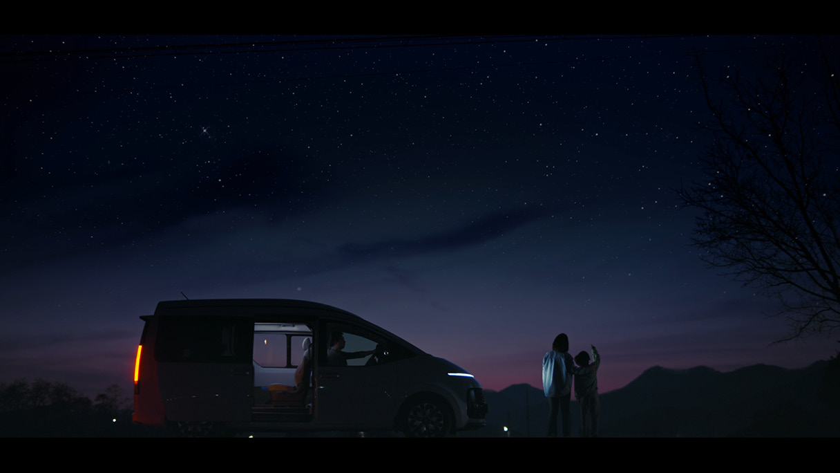 힐스 온 휠스 캠페인 영상의 한 장면