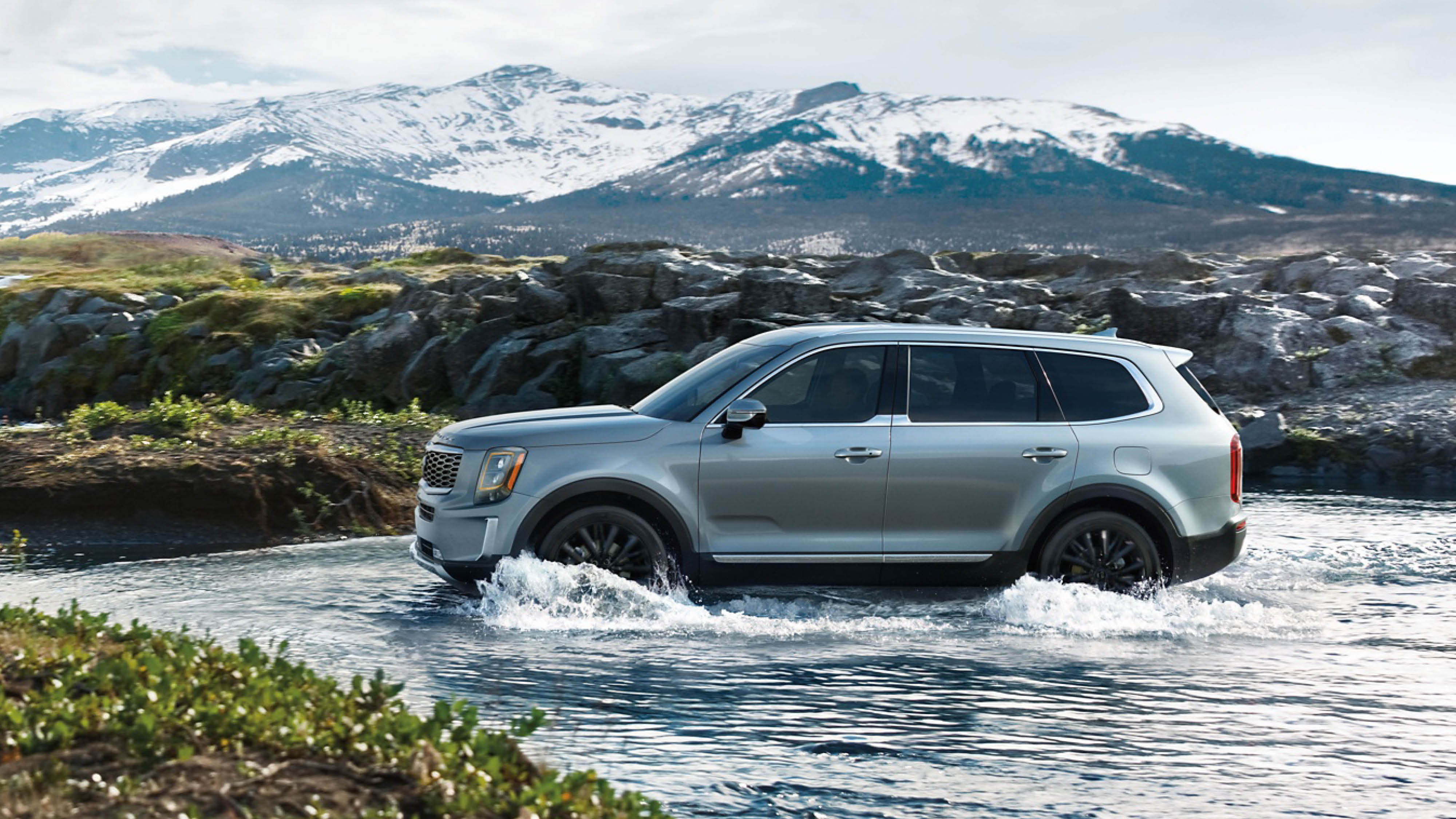 Telluride is vigorously crossing the river