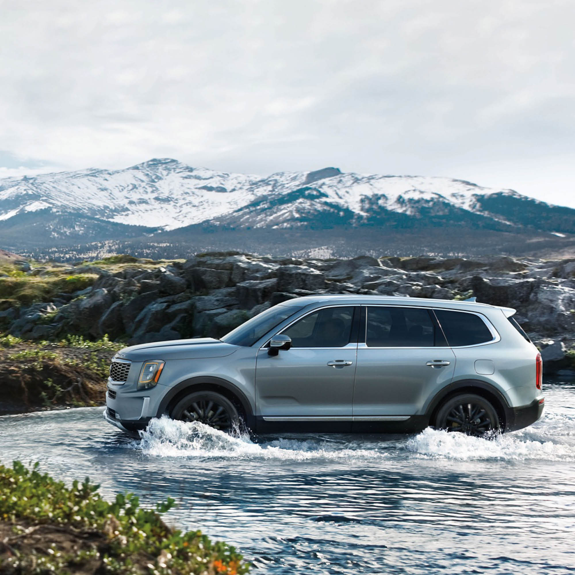 Telluride is vigorously crossing the river