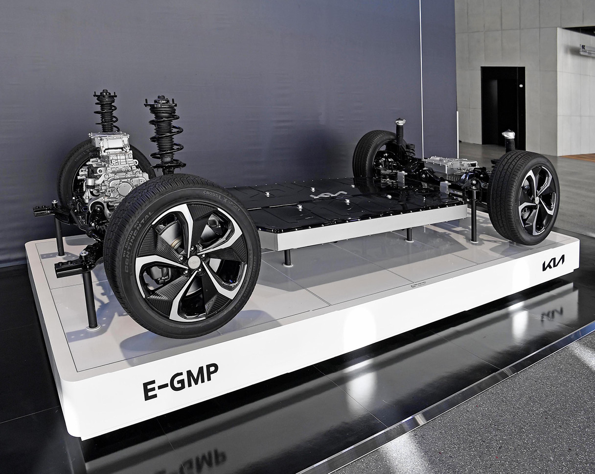 Platform of EV6 GT (E-GMP)