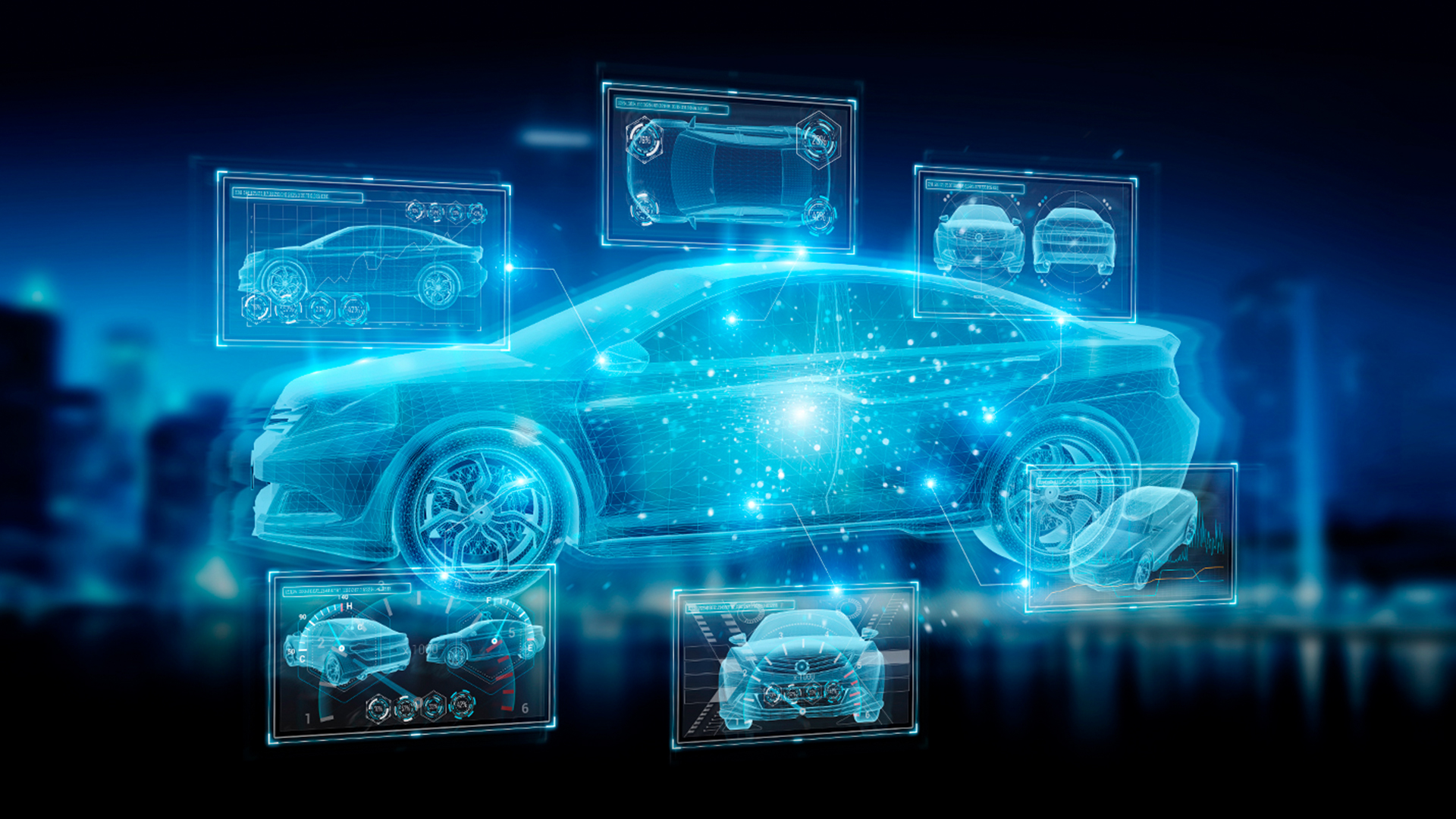 3D 그래픽으로 구현한 다각도의 차량 프로파일