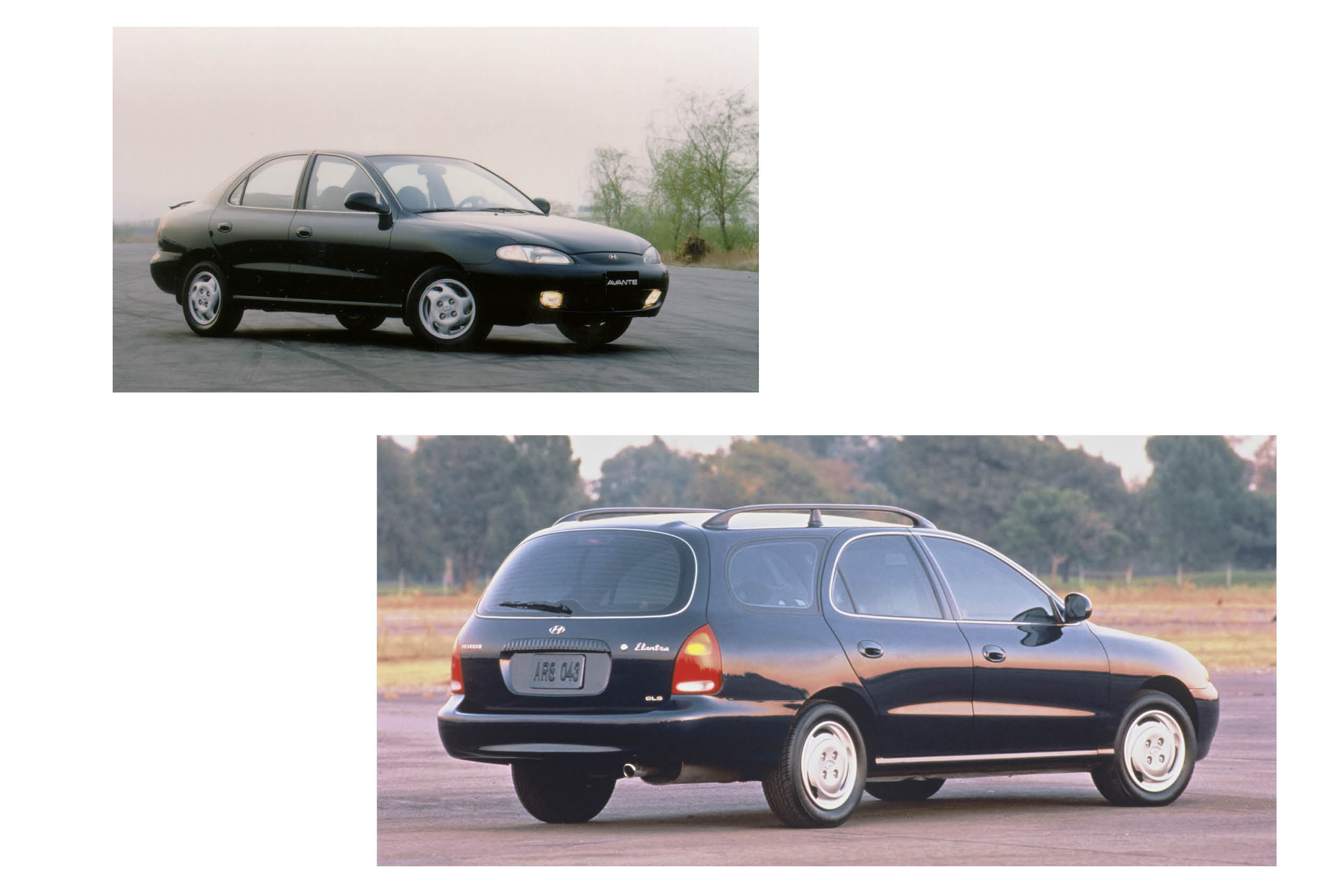 2세대 아반떼의 모습