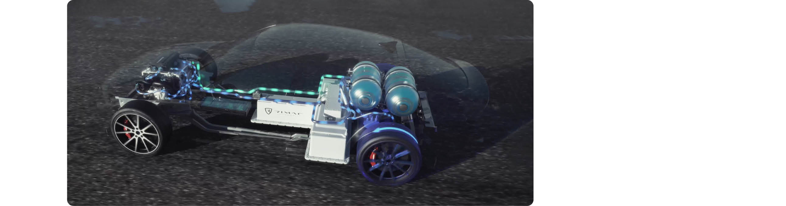 비전 FK의 파워트레인 중심 투시도