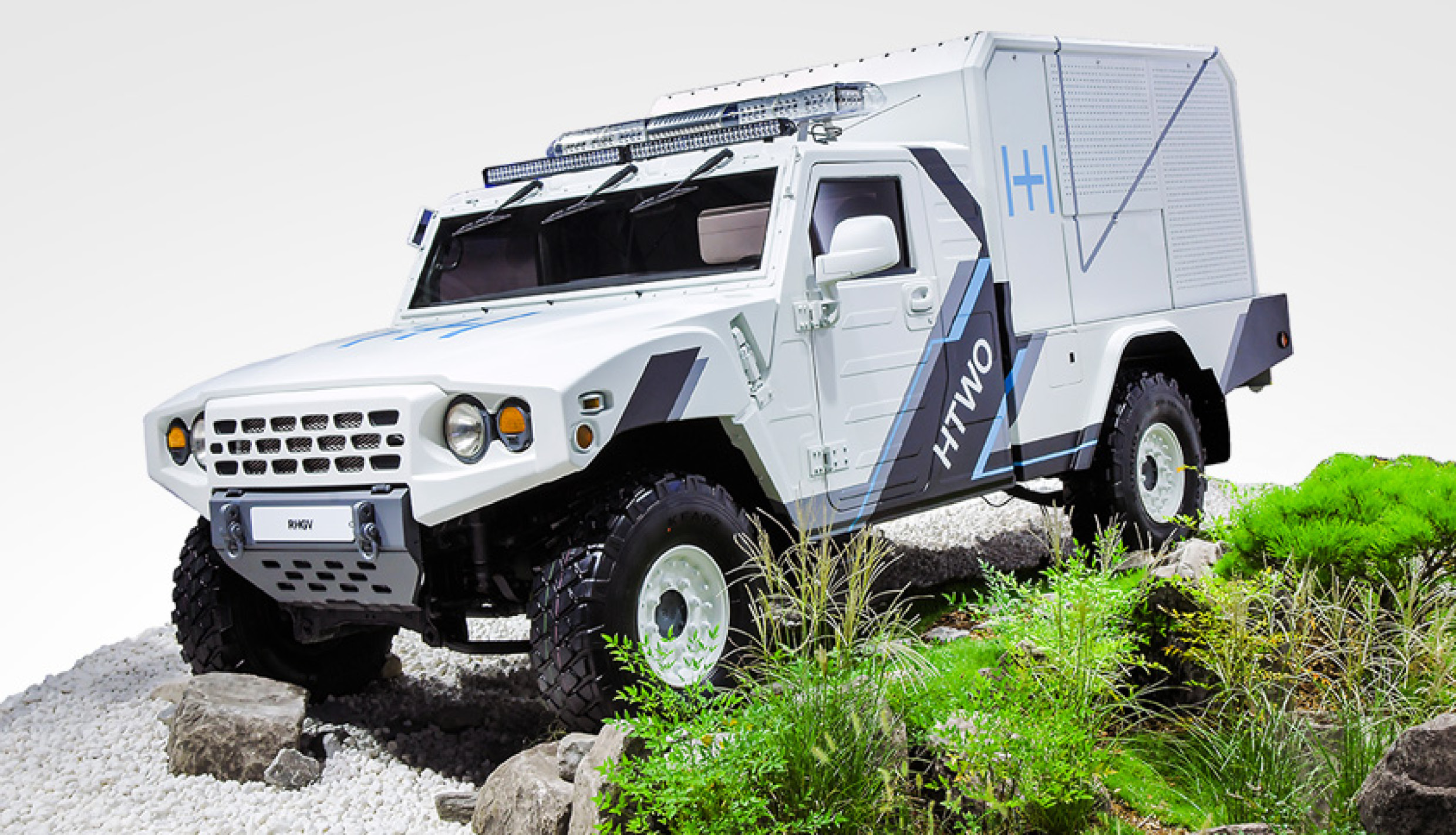 수소 재난 구호 차량의 모습