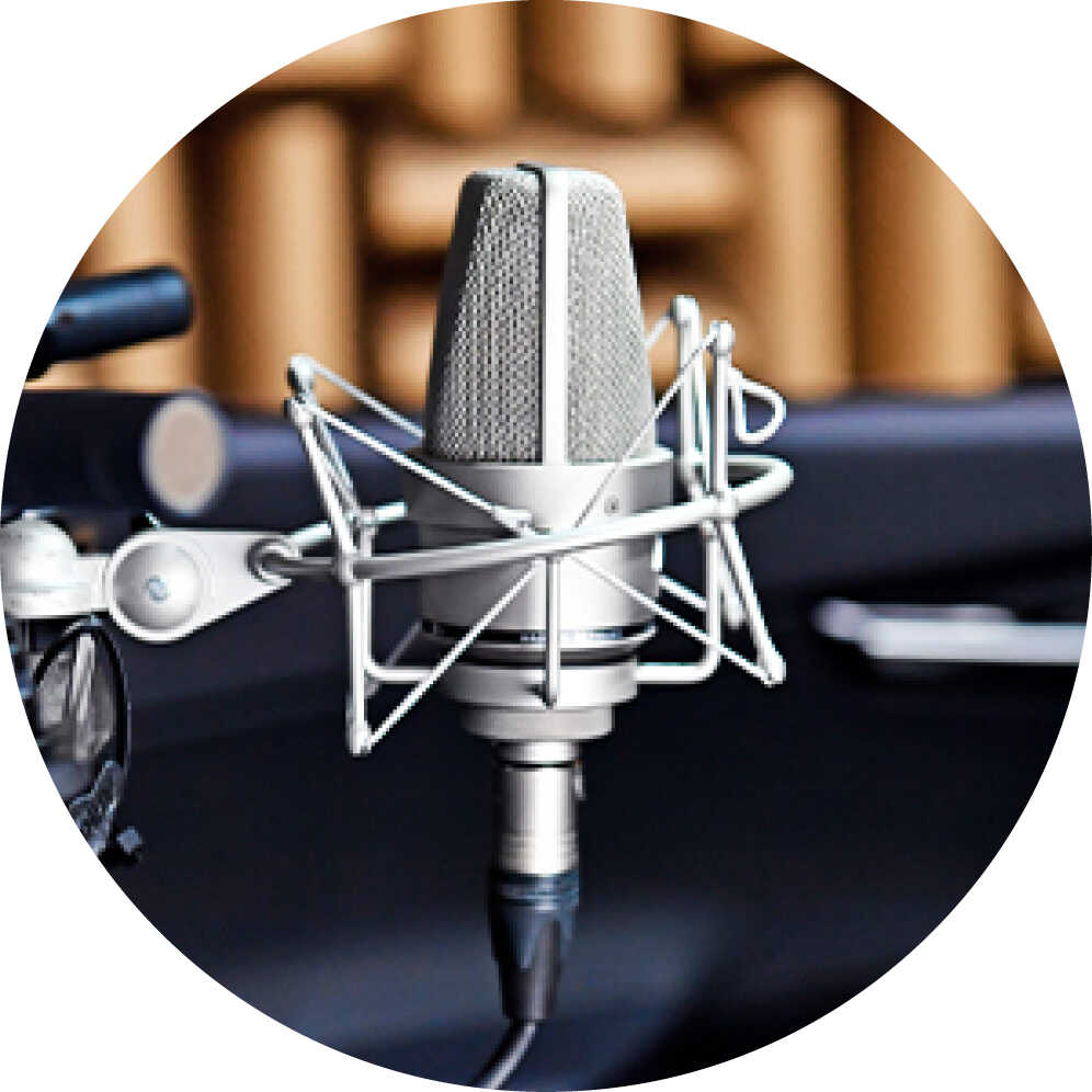 사운드 수집을 위한 마이크 모습