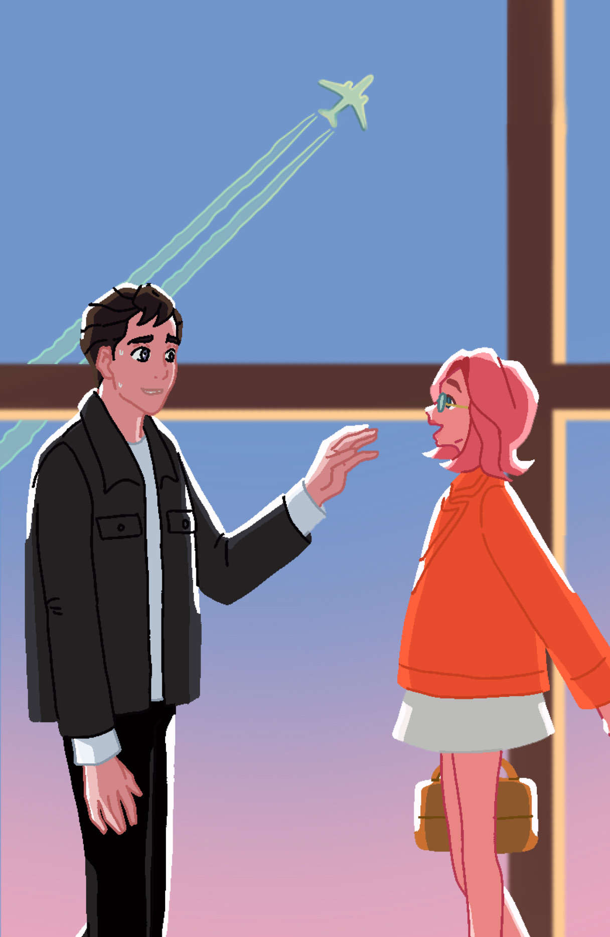 아이오닉 6 마케팅 영상의 남녀 주인공