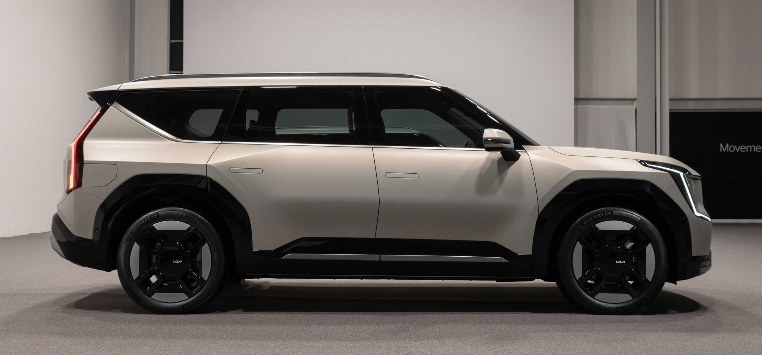 Side view of Kia EV9