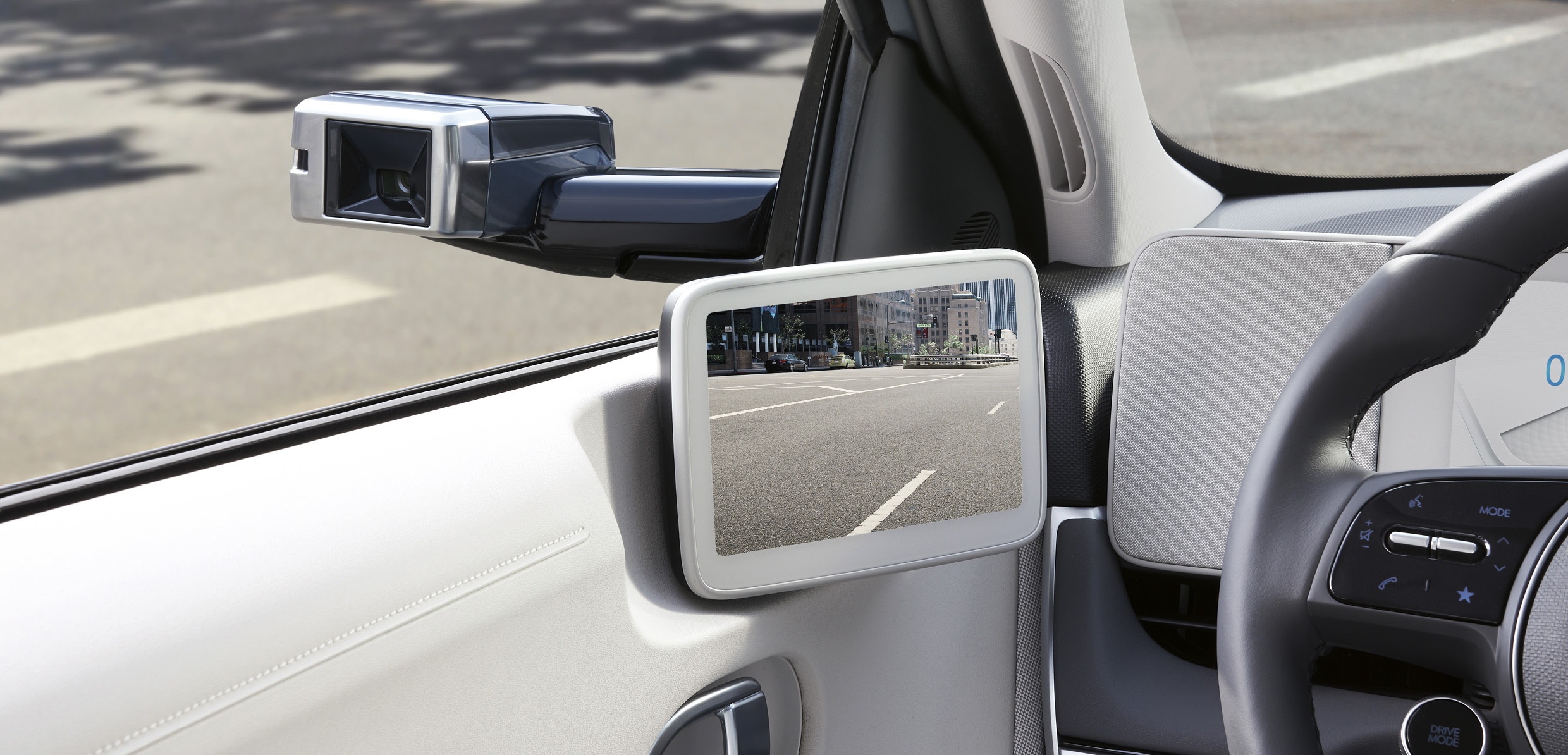 아이오닉 5의 디지털 사이드 미러