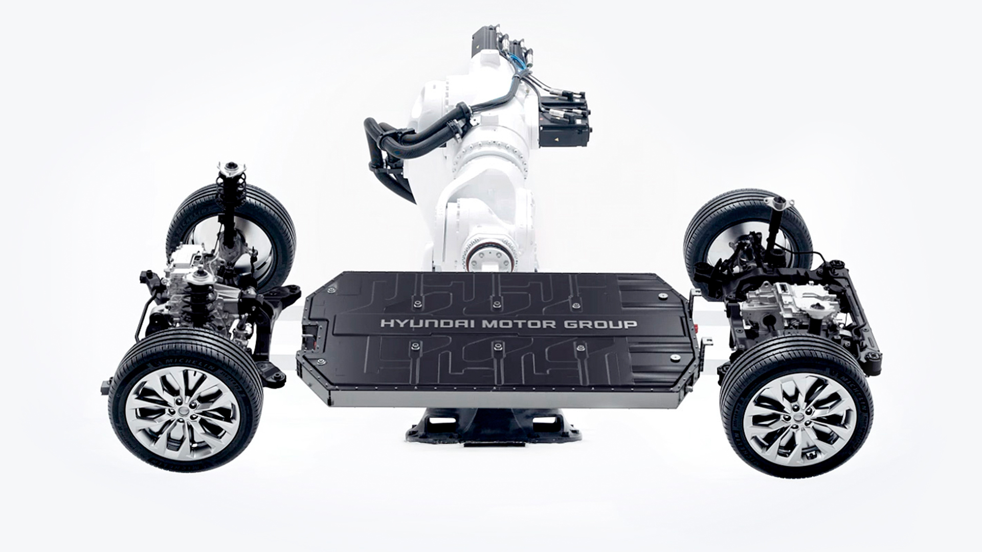 현대차그룹 전기차 전용 플랫폼 E-GMP의 모습