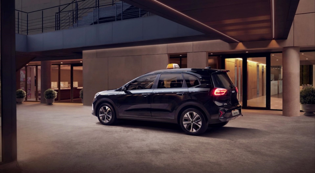 택시 전용 니로 플러스의 측면부