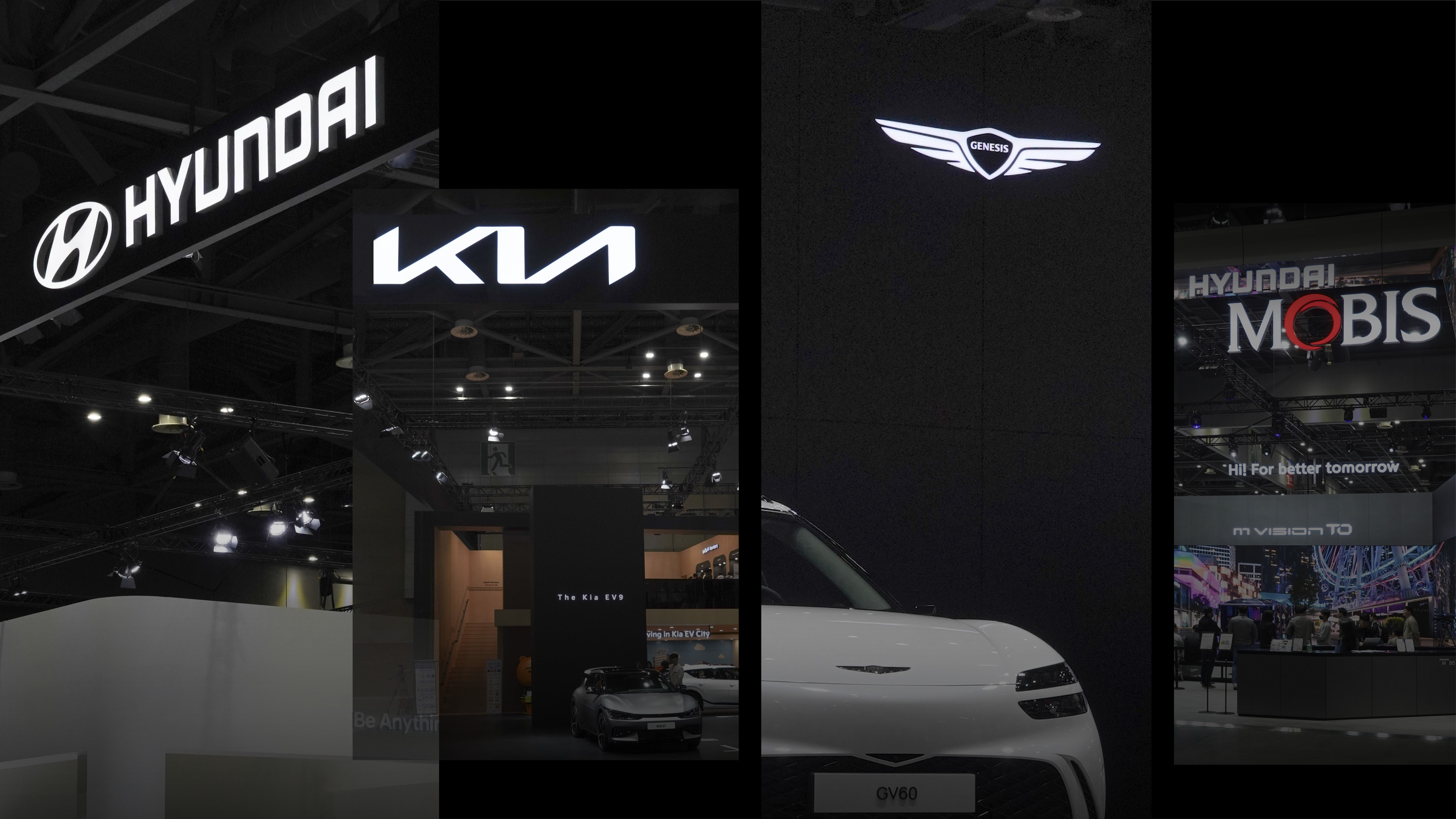 Each brand of Hyundai Motor Group showcased at the Seoul Mobility Show