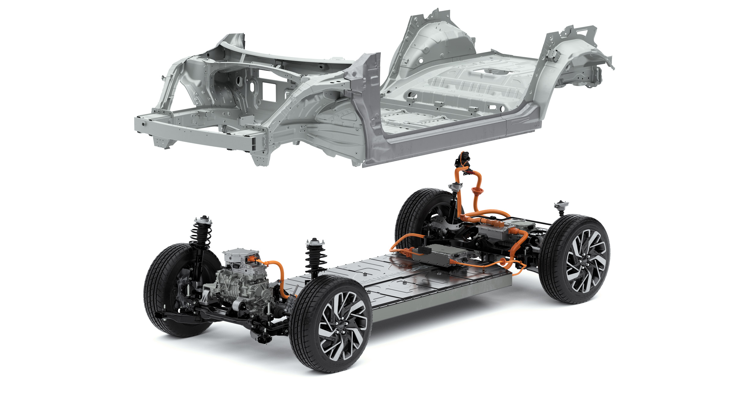 E-GMP와 플랫폼 위에 올라가는 섀시