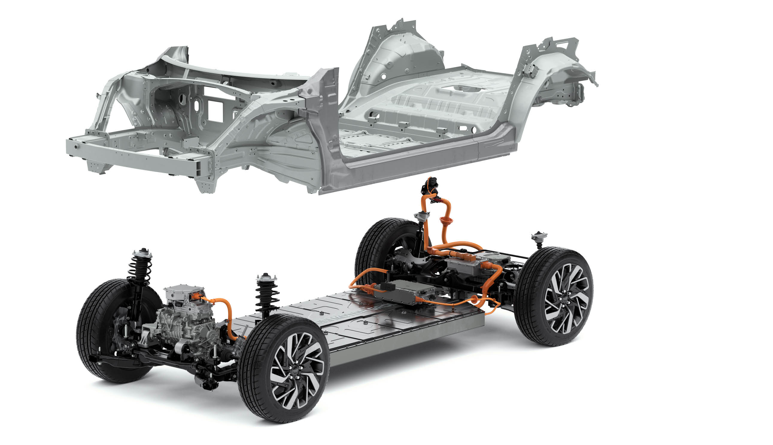 E-GMP and the chassis that sits on top of the platform