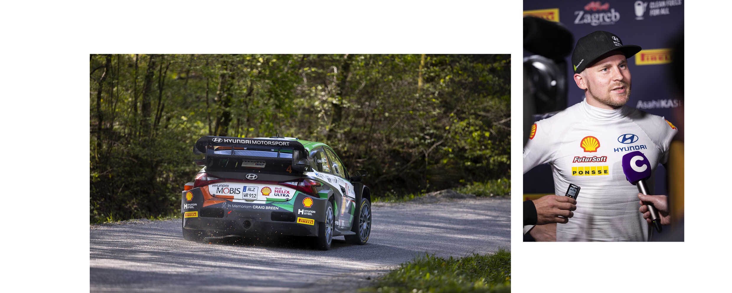 리타이어한 티에리 누빌 대신 활약한 현대팀의 에스페카 라피