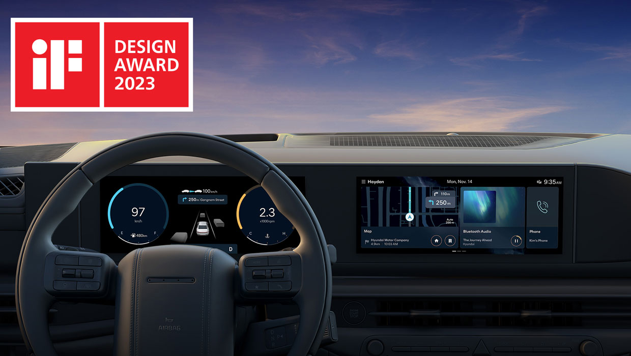 2023 iF 디자인 어워드 본상 수상작 ‘ccNC 인포테인먼트 시스템’