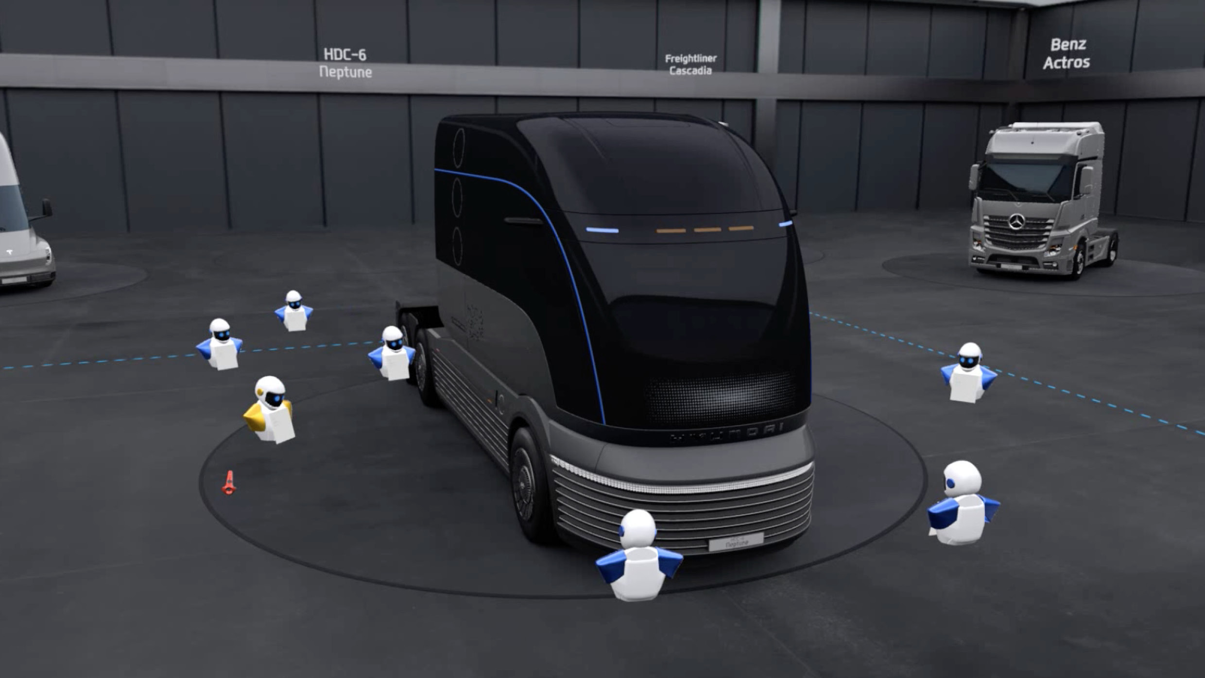 "Neptune," a concept car in a VR program