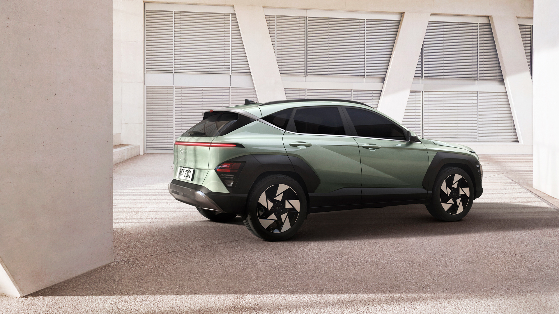 코나 후측면 모습