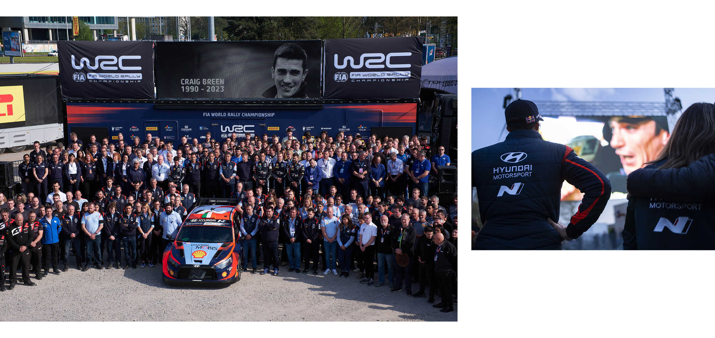 All drivers of WRC remembering Craig Breen