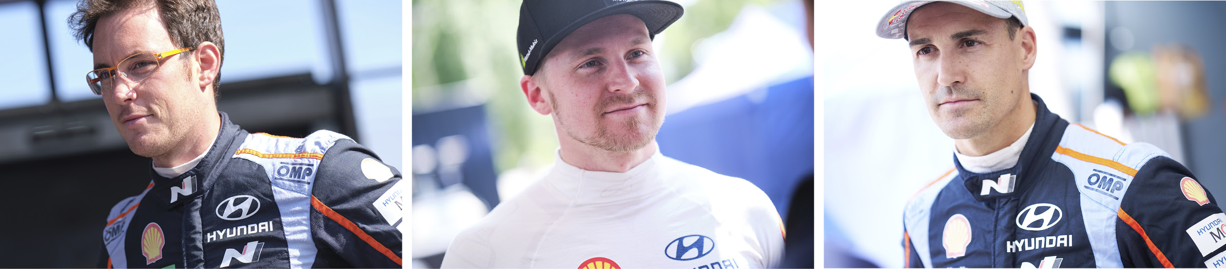 현대 월드랠리팀 드라이버들의 모습