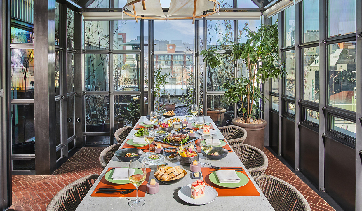 현대카드 쿠킹라이브러리 그린하우스.